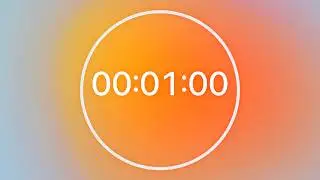1 Minute Countdown Timer ⏳  with music and progress bar