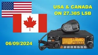 USA and Canada booming into the UK 27.385 LSB #cbradio