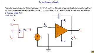 Op Amp Integrator : Circuit Example (hard)