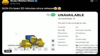 UGC animation packs are already ruined