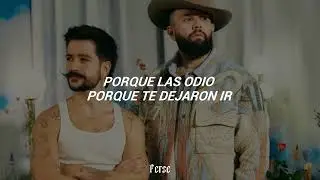 Camilo, Carin Leon - Una Vida Pasada (Letra)