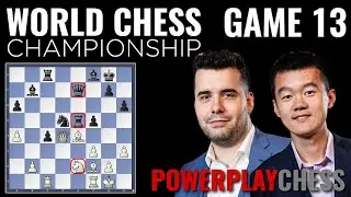 World Chess Championship 2023 | Ian Nepomniachtchi vs Ding Liren | Game 13