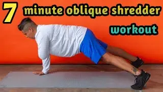 7 Minute Oblique Shredder Workout #abs #obliqueworkout #fitness