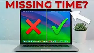 How to Show Date & Time on Mac Menu Bar (MacBook Tutorial)