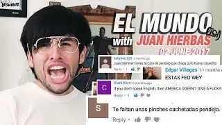 Hierbas breaks down emotionally while reading old Desmadre comments #ElMundo