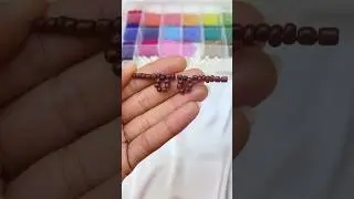 خاتم الدب بالخرز 🐻 beaded bear ring 🐻