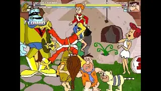 Captain Caveman & Hong Kong Phooey vs Fred Flinstone & Frankenstein Jr.