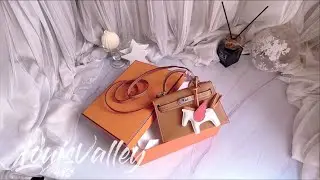 Hermès Kelly Mini Bag   |   45 Marron fonce brown   |     Immersive Unboxing Video