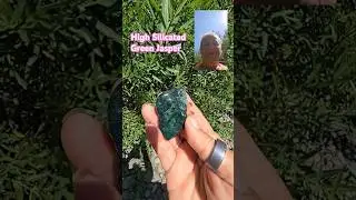 Gorgeous Green Jasper, AKA Oregon Jade #shorts #agate  #treasure