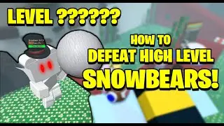 How to DEFEAT high level SNOWBEARS! Bee Swarm Simulator