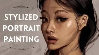 ★ STYLIZED PORTRAIT STUDY // Digital Painting study with me ~