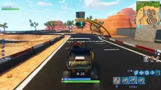 Fortnite Paradise Palms Racetrack in 
