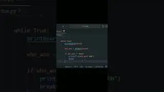 I made Tic Tac Toe game in python Part 2 #python #code #coding #pythonprogramming #codewriter101