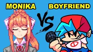 Friday Nigh Funkin' VS MONIKA Full Week - FNF Mod Showcase