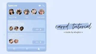 twitter space themed carrd tutorial — © yizdoll