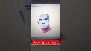 Draw Spiderman Using /..python/..python turtle.../#coding#pythonturtle #programming#shorts