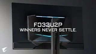 World's First DP2.1 UHBR20 OLED Gaming Monitor - AORUS FO32U2P | Official Trailer