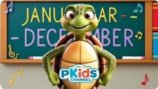 Chanson éducative pour enfants - les mois de l'année #comptinesenfants #apprendreenchantant