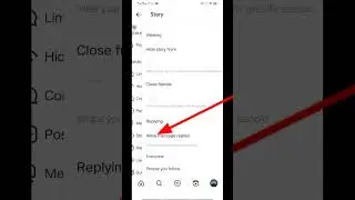 How To Hide Instagram Story From Someone #shorts #viral