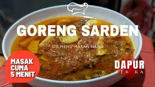 Goreng Sarden 5 Menit Buat Makan Siang #hobimasak #idemasakanrumah #memasak