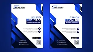 How to make a Professional business flyer template in Photoshop