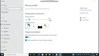 How to change the color and size of your mouse pointer.