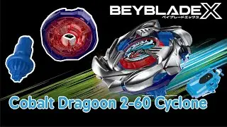 Вращается налево / Cobalt Dragoon BX-34 / Beyblade X