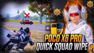 POCO X6 PRO 5G GAMEPLAY SMOOTH + 90FPS BGMI PUBG TEST BGMI 3.1 UPDATE CLUTCHES