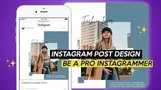 How to make an instagram post design (Photoshop Tutorial)