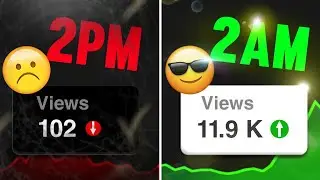 What is the BEST TIME to UPLOAD Youtube Videos in 2024 ( Boost 2X Views )