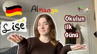 Almanya’da okulumdaki ilk günüm 🇩🇪 okul sistemi