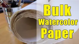 Bulk Watercolor Paper: Pros and Cons (and How to Cut It)