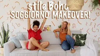 SOGGIORNO MAKE OVER STILE BOHO * come arredare la casa al risparmio *