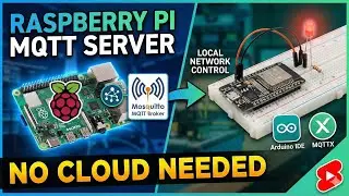 How to Install Mosquitto MQTT Broker on Raspberry Pi & Connect ESP32