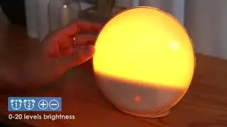 Alarm Clock Wake Up Light Digital Snooze Nature