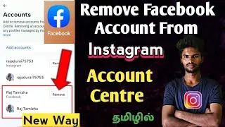 How To Unlink Facebook Account From Instagram 2023 | Remove Facebook Account From Instagram Tamil
