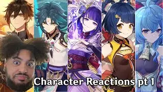 Reacting to Every Genshin Impact Character Demo on Stream!!! Pt.1 | Genshin Impact