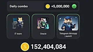 Daily Combo Cards - Hamster Kombat Airdrop - 8th/9/2024