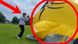 MrBeast Destroying the Worlds Largest Minion for 54 Seconds