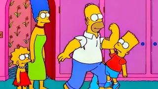 Homer Starts Working Out