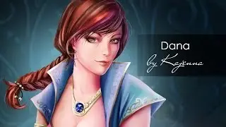 Dana / Digital painting by Kajenna
