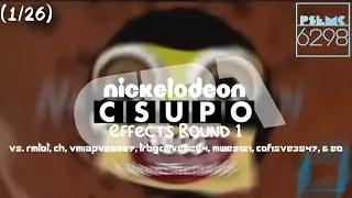 Nickelodeon Csupo Logo History Effects Round 1 Vs. RMTOT, CH, VMIAPVE6827, TRBGCMVE8264, MWE9121,