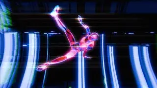 Bubbly Bouncy BBoy /// Dark Glitch Psychedelic Breakdancer Blender Animation