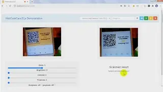 Scan QR Code Menggunakan Kamera Webcam dengan PHP  Jquery & Library WebCodeCamJS