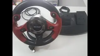 Volante Joystick Multaser: Teste. (PS. Não liguem para a marca d'agua no video😁👍)