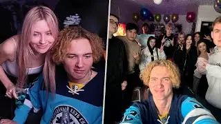 Vlada congratulated Sasha on her birthday / greetings from friends | ENZZAI STREAM