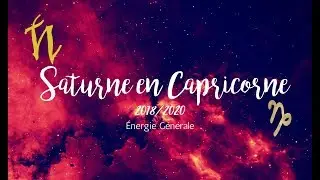 Saturne en Capricorne - Transit 2018/2020 - Vue générale