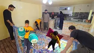 🆕🏠Amir and Family: Decorating Milad's Home with New Carpets and Iftar Celebration!