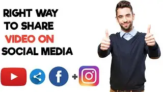 How To Share YouTube Video on Facebook and Instagram | How to share YouTube video on Facebook