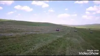 Мини трактор WEI FANG 240 - Мини Пресс подборщик 9YK0850 (Часть 1)